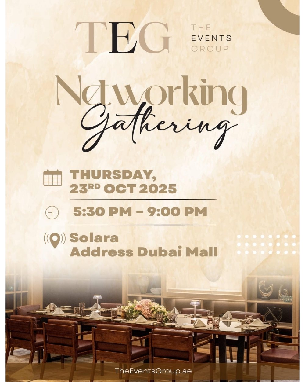 TEG NETWORKING EVENING