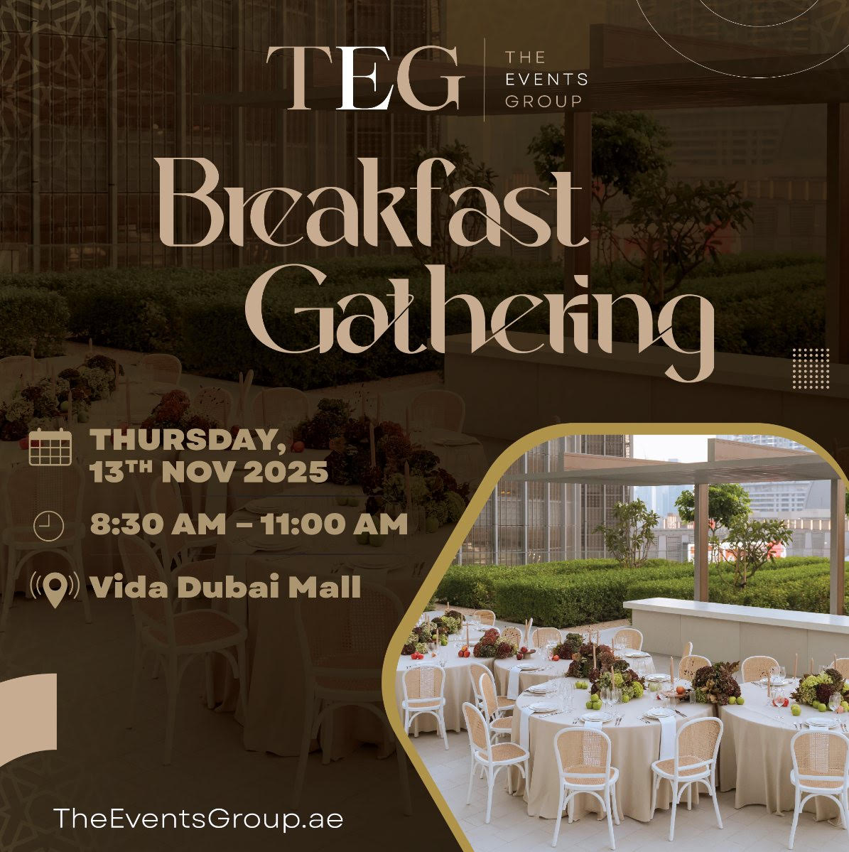 TEG BREAKFAST MORNING NETWORKING