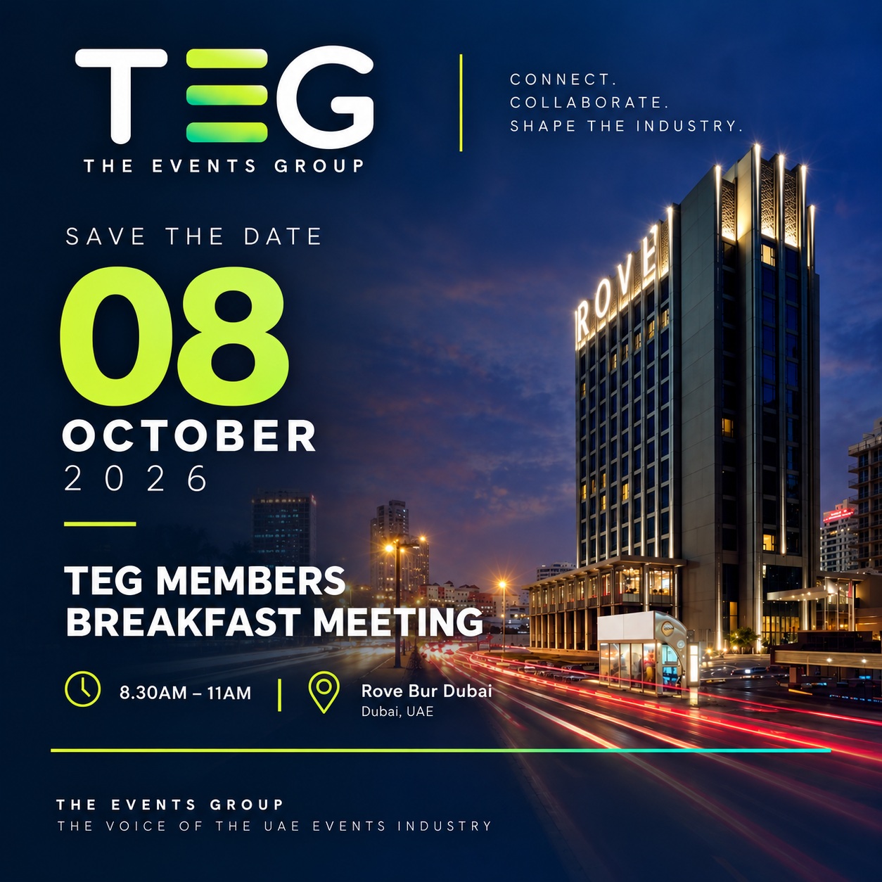TEG MEMBERS BREAKFAST MEETING